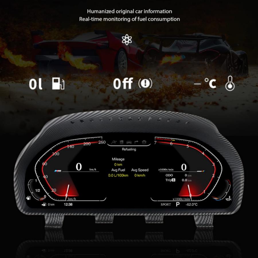 MOOKAKA Speedometer Original Vehicle Data Digital Cluster for BM 並行輸入品｜allinone-d｜07