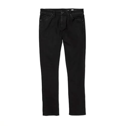 Volcom Men's Regular 2x4 Stretch Denim Jean, Black Out 1, 40W x  並行輸入品｜allinone-d｜02