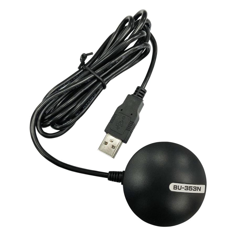 並行輸入品】GlobalSat BU 353N USB GPSレシーバー ブラック GlobalSat 