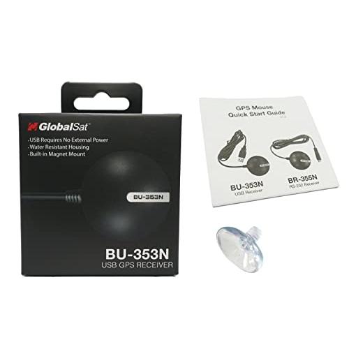並行輸入品】GlobalSat BU 353N USB GPSレシーバー ブラック GlobalSat