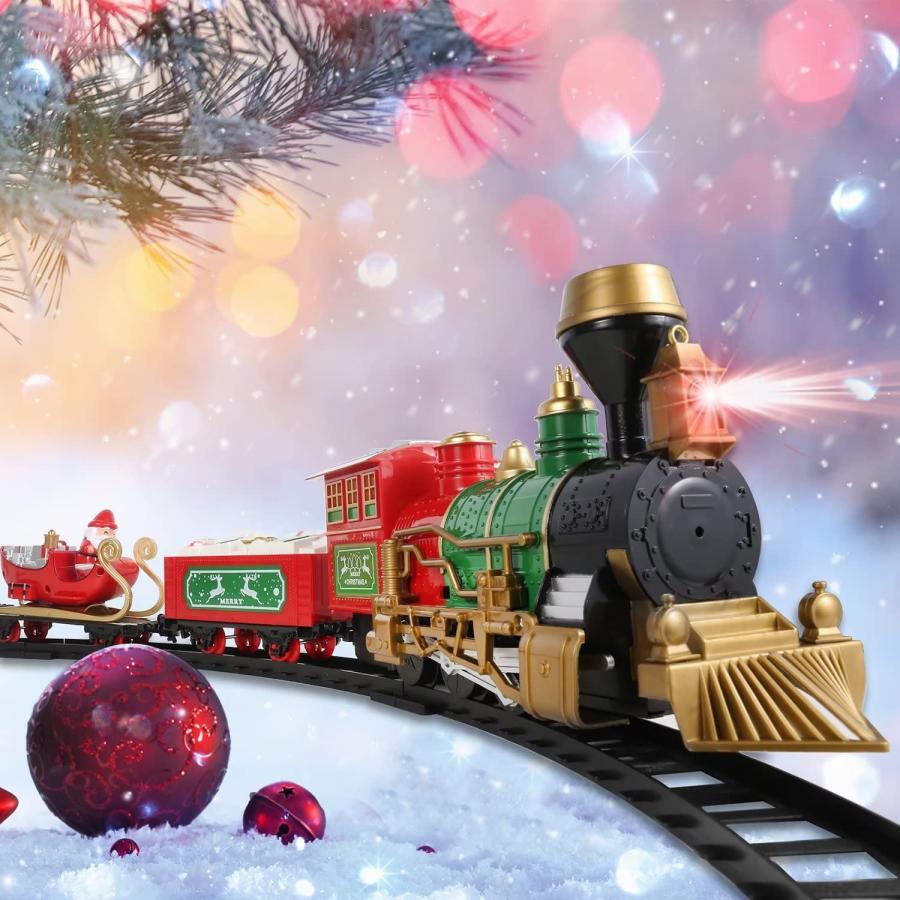 クリスマス トレインセット おもちゃ クリスマスツリー 鉄道列車 クリスマス トレインセット おもちゃ クリスマスツリー 鉄道列車