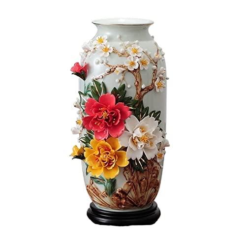 【並行輸入品】KIZQYN Home Decor Flower Vase Ceramic Vase Ornaments Home Decoraの画像