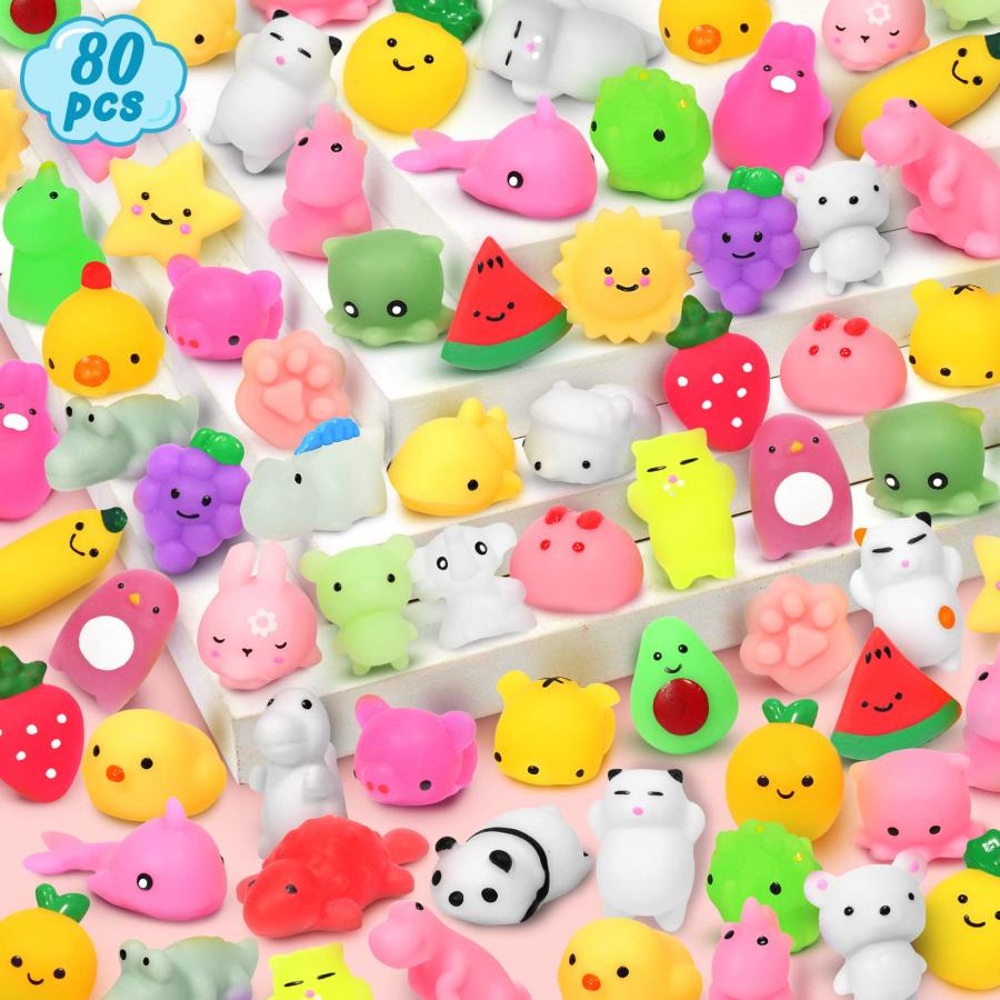 並行輸入品】もちもちもちもちおもちゃ80個 80 Pcs Squishies, Mini