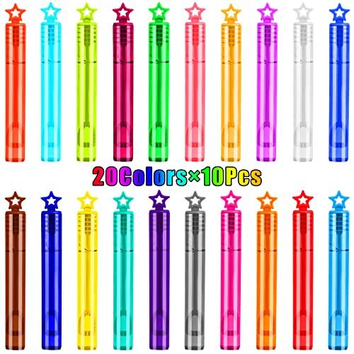 【並行輸入品】LerBao ミニバブルワンド 200個 20色 バルク バブル パーティー記念品 子供用 夏 屋外 屋内 テーマ 誕生日 クリス_4