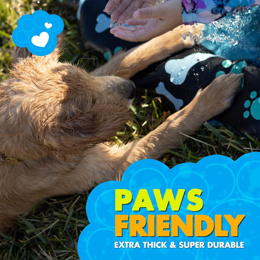 【並行輸入品】SplashEZ ノンスリップスプラッシュパッド 子供と犬用 69インチ 特大スプリンクラー キッズ 犬 水 夏のおもちゃ   アの画像