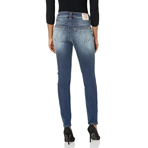 【並行輸入品】True Religion レディース Jennie Mr Skinny ビッグT, マウンテンブルーバード, 30 Regulaの画像