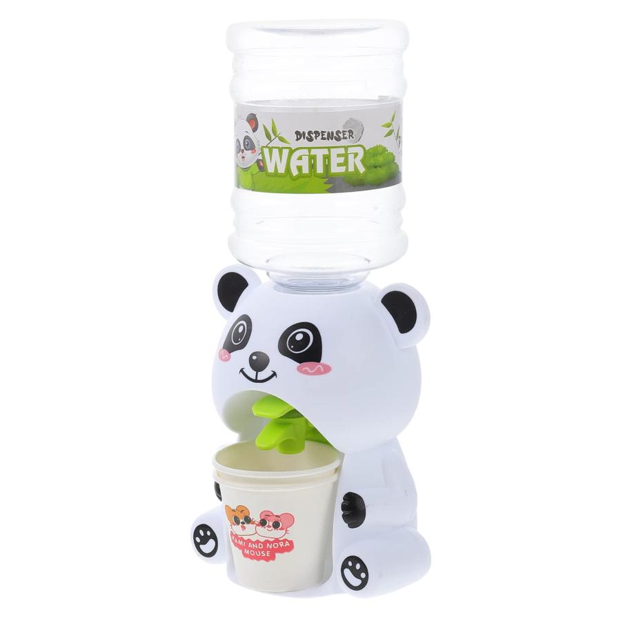 【並行輸入品】Toddmomy ミニウォーターディスペンサー 1個 ミニチュア飲料噴水 かわいいパンダウォーターディスペンサー カウンタートップの画像