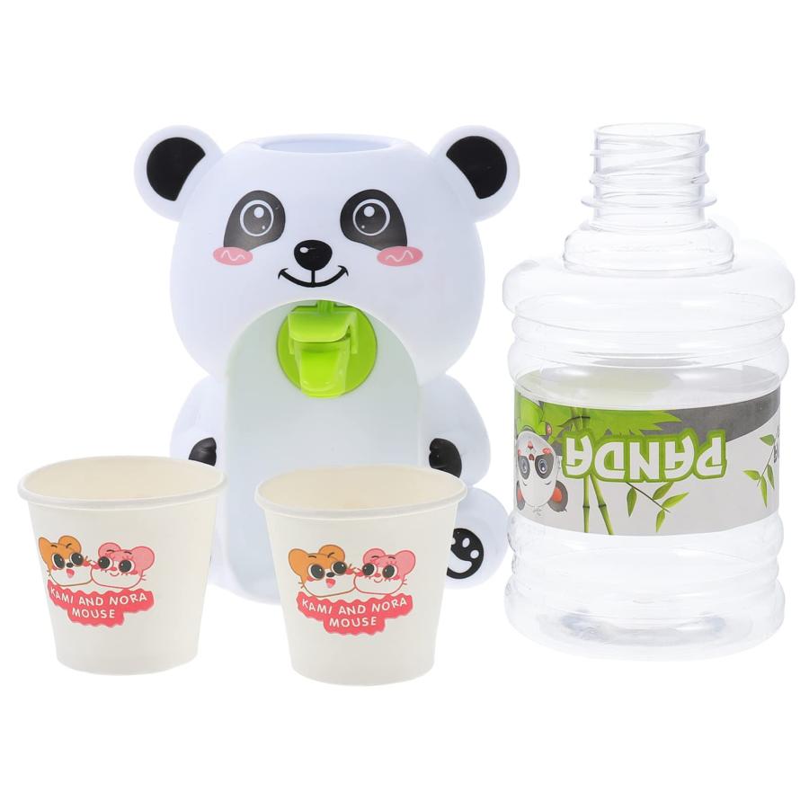 【並行輸入品】Toddmomy ミニウォーターディスペンサー 1個 ミニチュア飲料噴水 かわいいパンダウォーターディスペンサー カウンタートップの画像