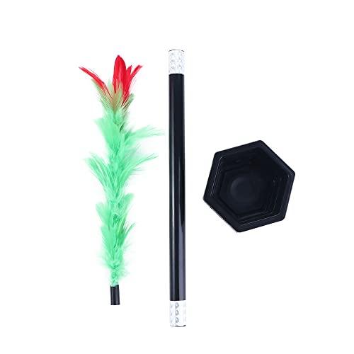 【並行輸入品】MinLia Magic Wand to Flower Magic Trick, Fun Show Prop for Magicの画像