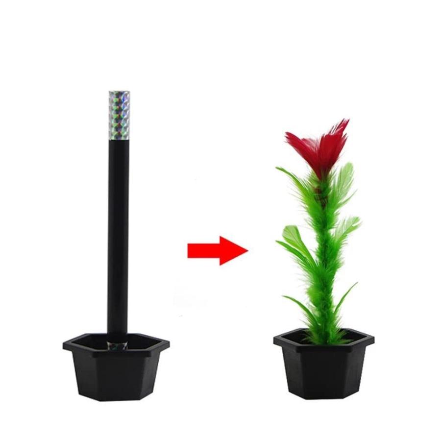 【並行輸入品】MinLia Magic Wand to Flower Magic Trick, Fun Show Prop for Magicの画像