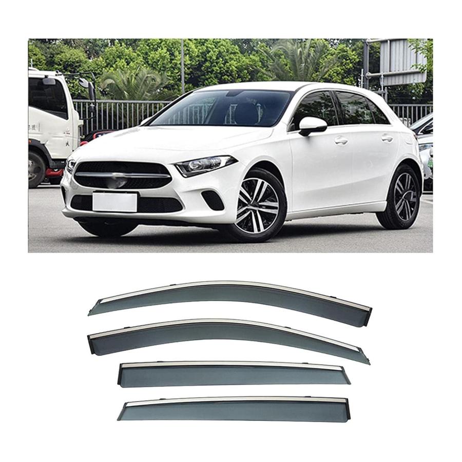 【並行輸入品】サイドウィンドウディフレクター,に適合する ベンツ A クラス W177 2019 2022 カー ウインドディフレクター ウィン | 