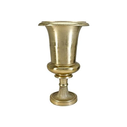 【並行輸入品】Serene Spaces Living Small Old Gold Vintage Urn Vase， Ideal for_1