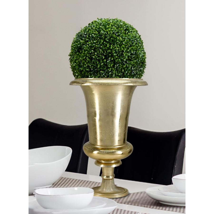 【並行輸入品】Serene Spaces Living Small Old Gold Vintage Urn Vase， Ideal for_3