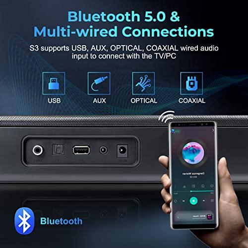 並行輸入品】OXS S3サウンドバー、ダイアログエンハンスメント