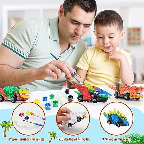 【並行輸入品】HOLICOLOR Arts and Crafts for Kids 4 8 Dinosaur Toys Painting Kiの画像