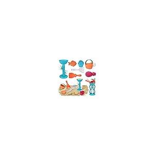【並行輸入品】deAO Kids Beach Sand Toys Set Wheat Straw Material Sand Water Wh_2