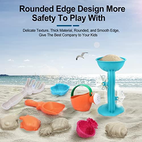 【並行輸入品】deAO Kids Beach Sand Toys Set Wheat Straw Material Sand Water Wh_4