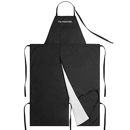 【並行輸入品】Potterhyme フルカバー 防水 陶器製エプロン スプリットレッグ   ポリエステル100%エプロン 男女兼用   セラミッ_7