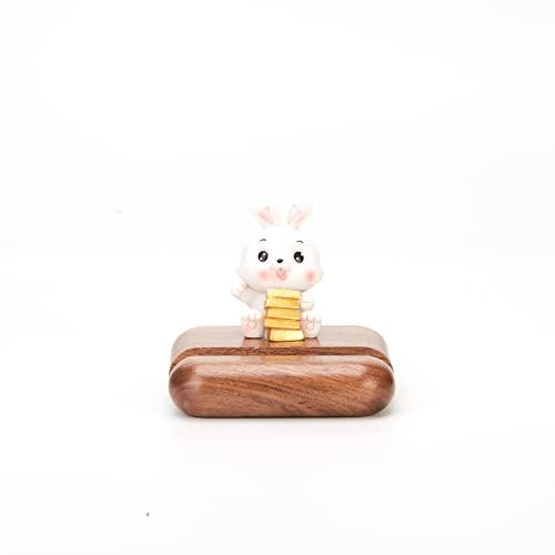 【並行輸入品】かわいい携帯電話スタンド、木製動物の携帯電話スタンド、デスクの装飾用携帯電話ホルダー ユニバーサル ECHENG Mobile P