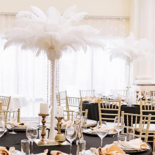 【並行輸入品】Maitys 90 Pcs Large Natural Ostrich Feathers Bulk 14 16 Inch (35_7