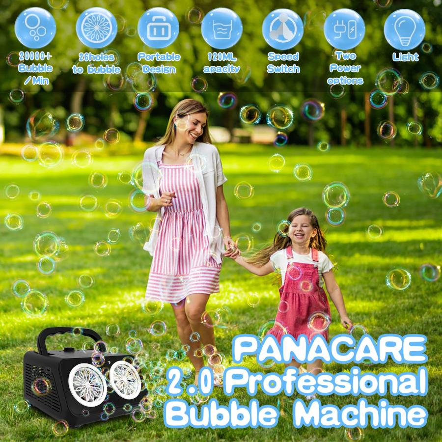 【並行輸入品】Bubble Machine，PANACARE Portable Automatic Bubble Blower.20000+