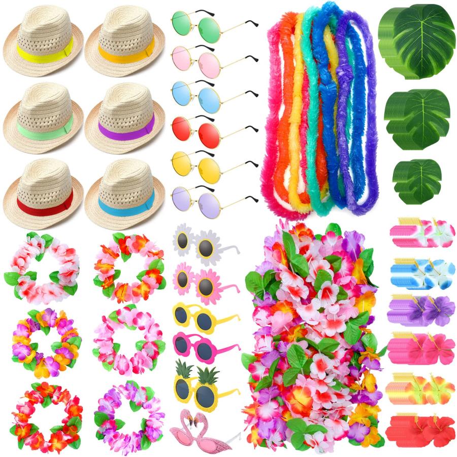 【並行輸入品】Luau Party Decorations Bulk Hawaiian Leis Luau Party Decorationsの画像