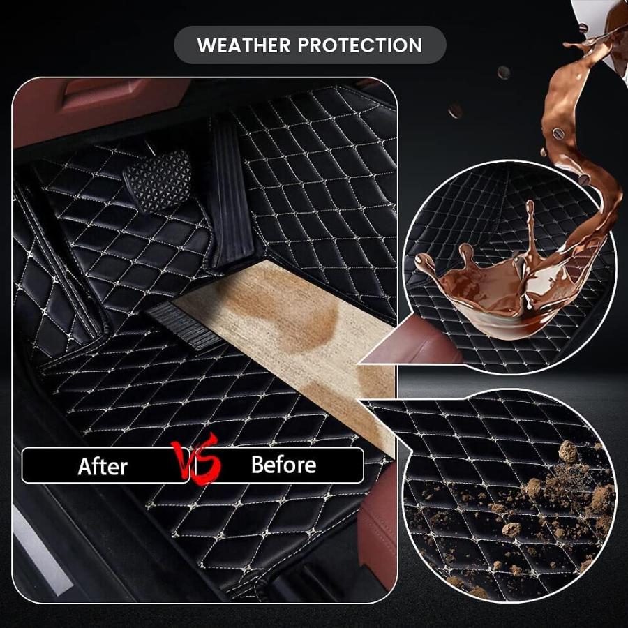 【並行輸入品】Car Floor Mat Fit 99% Sedans Sports Cars Luxury Custom Car Matsの画像