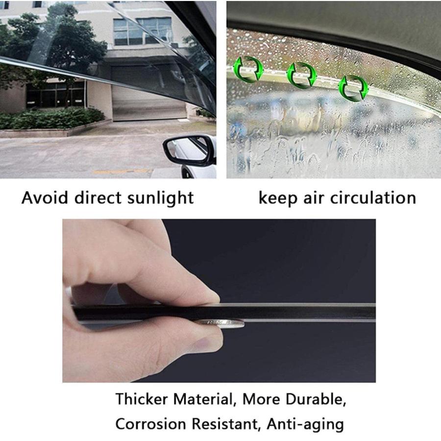 【並行輸入品】サイドウィンドウレインカバー,に適合する Benz GL Class X166 2013 2016 カー ウインドディフレクター |  | 09
