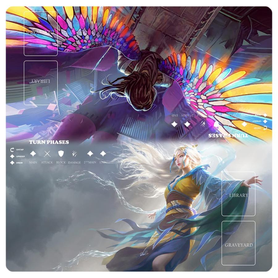 並行輸入品】sabermaster MTG プレイマット 遊戯王 サイズ