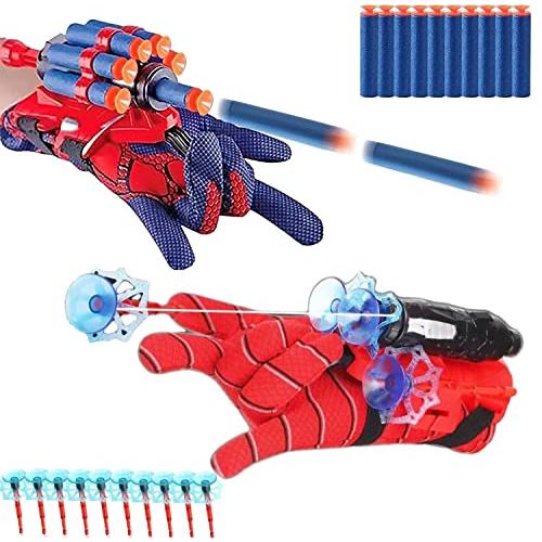 【並行輸入品】LINMANSHUO Set of 2 Kids Spider Web Shooterm, Spiderman Toy Funの画像