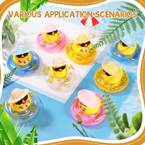 【並行輸入品】48ピース サマーラバーアヒル ハワイアンラバーアヒル 2インチ ビーチ ラバーアヒル 面白いバスタブ おもちゃ ビーチバッグ付き |  | 04