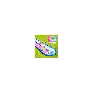 【並行輸入品】jooeer 20 Ft Water Lane Slip Slides with 2 Body Boards, Double Rの画像