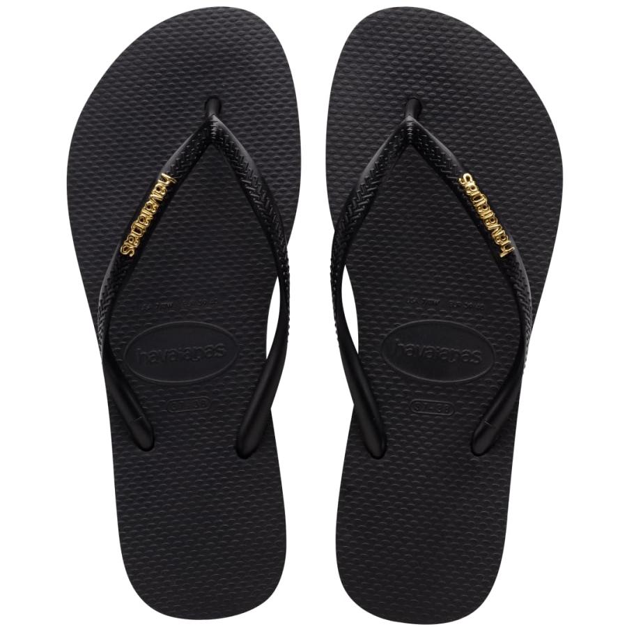 Havaianas ハワイアナス ゴールド スパンコール ビーチサンダル havaianas ハワイアナス Havaianas ビーチサンダル Slim-Glitter