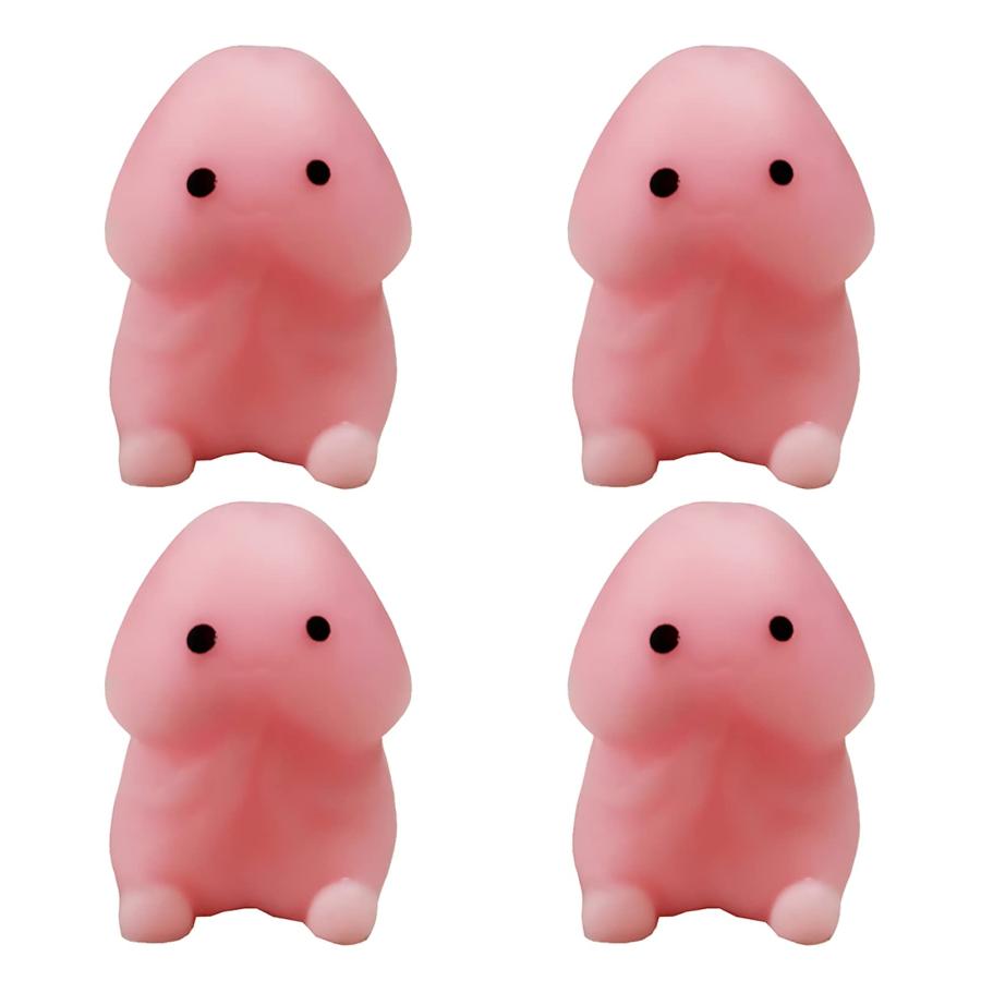 並行輸入品】NUFR 4個 かわいいスクイーズ もちもち かわいい おもしろ