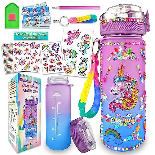 【並行輸入品】EDsportshouse Decorate Your Own Water Bottle Kits for Girls Age 4の画像