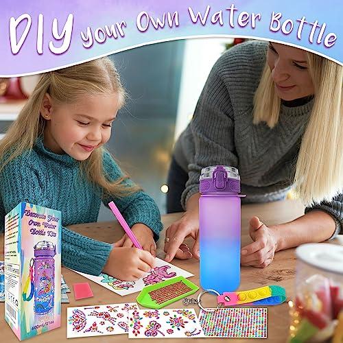 【並行輸入品】EDsportshouse Decorate Your Own Water Bottle Kits for Girls Age 4の画像