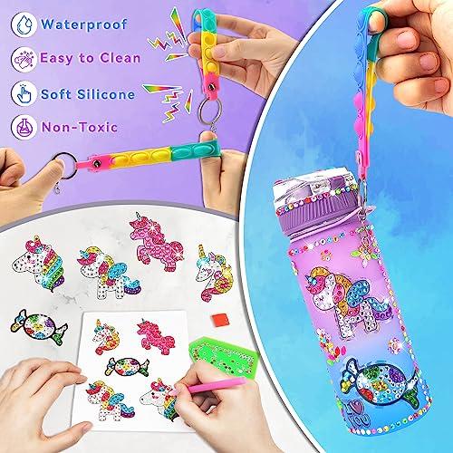 【並行輸入品】EDsportshouse Decorate Your Own Water Bottle Kits for Girls Age 4の画像