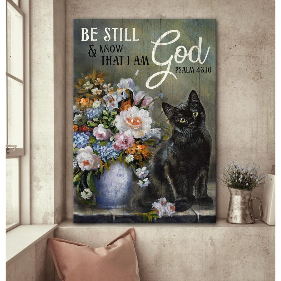 【並行輸入品】Be still and know that I am God Canvas Painting Print Wall Art,_6