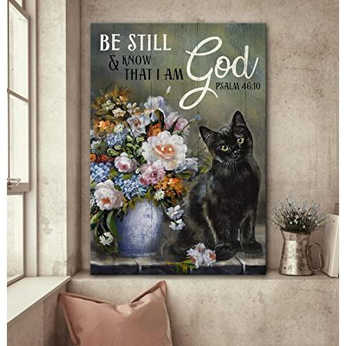 【並行輸入品】Be still and know that I am God Canvas Painting Print Wall Art,_7