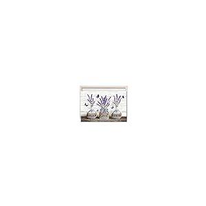 【並行輸入品】ラベンダーキャンバスウォールアート リラックスソークアンワインド バスルーム 写真 紫の花 絵画 花瓶に入った花 ポスター プリン_2
