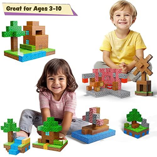 【並行輸入品】BrainSpark 100PCS Magnetic Pixel Cubes World Pack Edition Magnetの画像