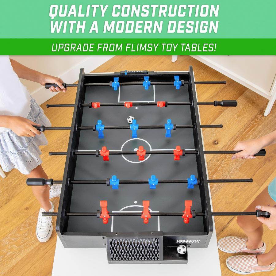 【並行輸入品】GoSports 32インチ 卓上サッカーゲームセット オークまたはブラック GoSports 32 Inch Tabletop_9