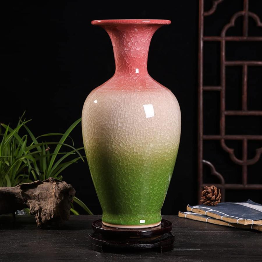 装飾的な陶器の花瓶 Amazon.co.jp: 水色の陶器の花瓶、卓上花瓶立体的な白い花の装飾が施