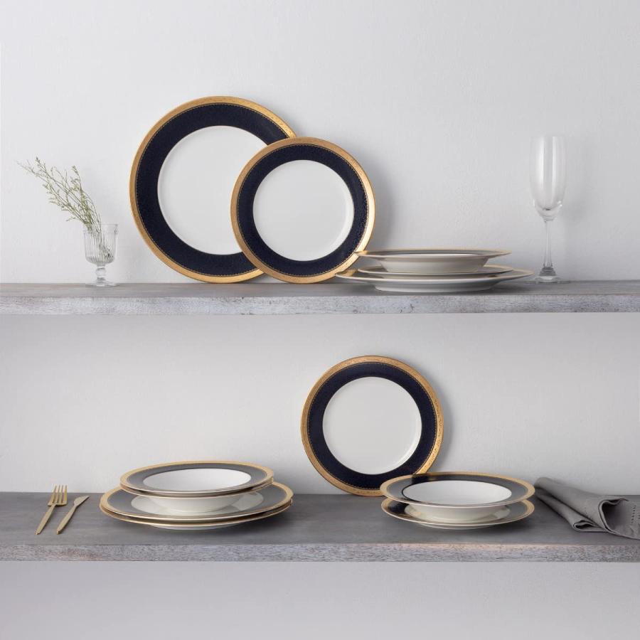 並行輸入品】Noritake オデッサ コバルトゴールド 12点セット ブルー