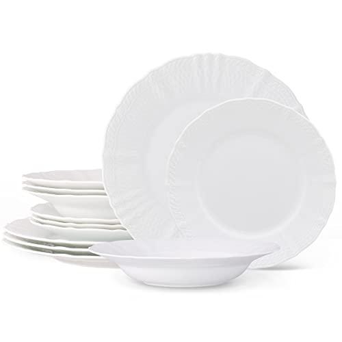Noritake cher blanc ノリタケ シェールブラン 食器4点セット 並行輸入品】Noritake シェールブラン 12点セット 4インチ用