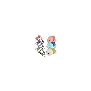 【並行輸入品】HawaStar かわいい水泳亀とカエルのお風呂のおもちゃ 幼児用 1~3 水に浮く水とプールのおもちゃ 子供 赤ちゃん 幼児 1の画像