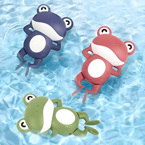 【並行輸入品】HawaStar かわいい水泳亀とカエルのお風呂のおもちゃ 幼児用 1~3 水に浮く水とプールのおもちゃ 子供 赤ちゃん 幼児 1の画像