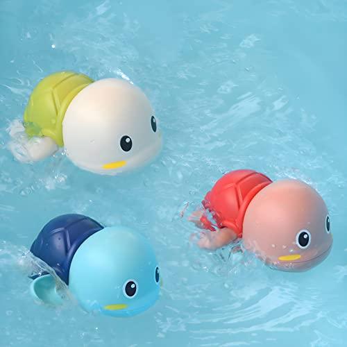 【並行輸入品】HawaStar かわいい水泳亀とカエルのお風呂のおもちゃ 幼児用 1~3 水に浮く水とプールのおもちゃ 子供 赤ちゃん 幼児 1の画像