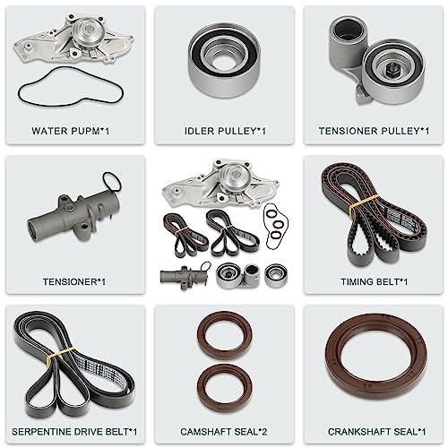 【並行輸入品】YXGOOD タイミングベルトキット ウォーターポンプ付き 2003 2018 ホンダ アコード パイロット オデッセイ リッジラ |  | 07