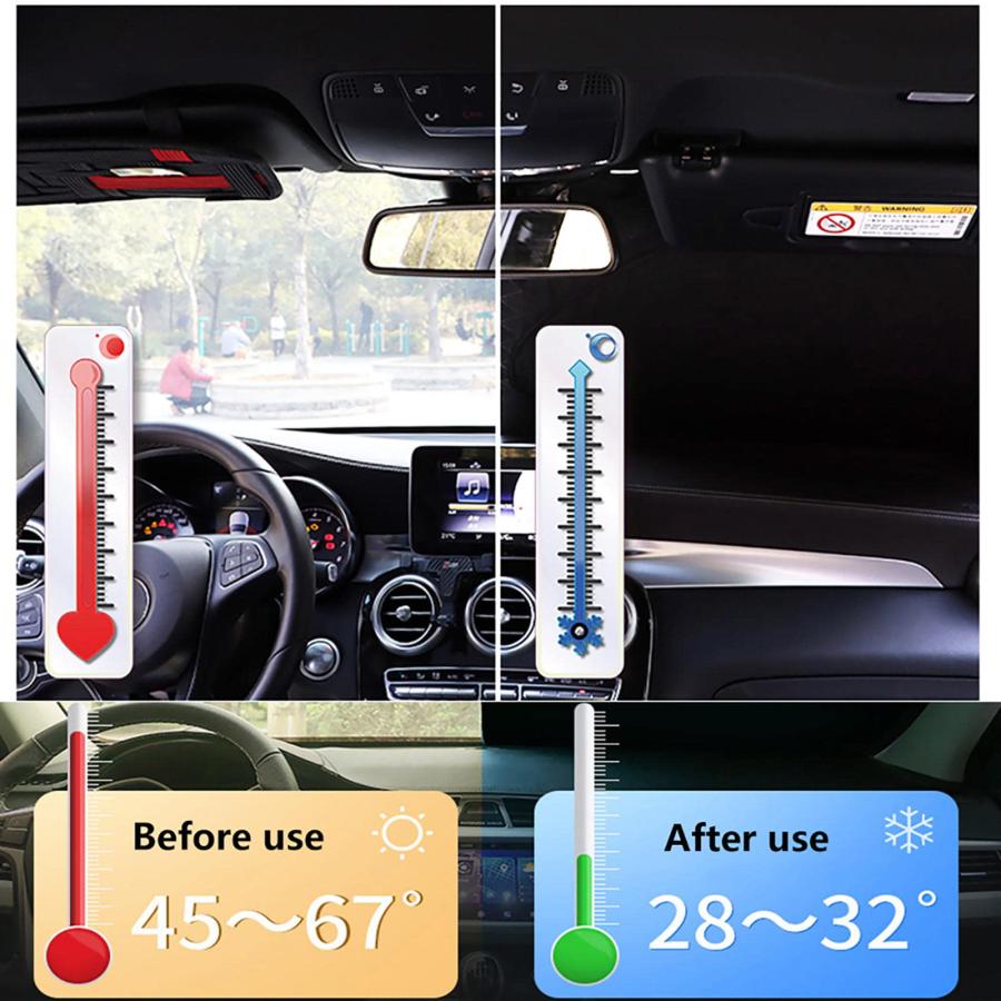 【並行輸入品】メルセデスベンツ A クラス W177 ハッチバック 2019 2021、カーフロントガラスサンシェード、折りたたみ式フロントガラ |  | 09